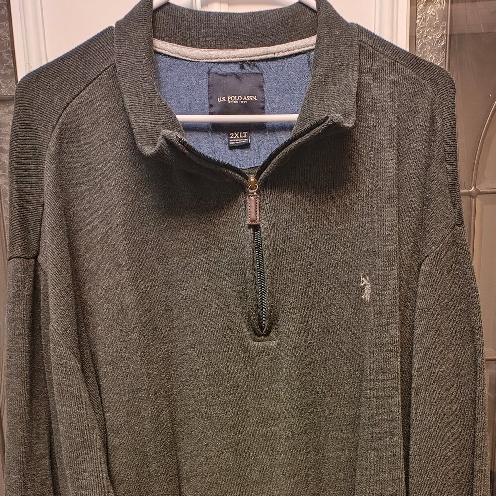 U.S. Polo Assn. 2XLT Quarter Zip